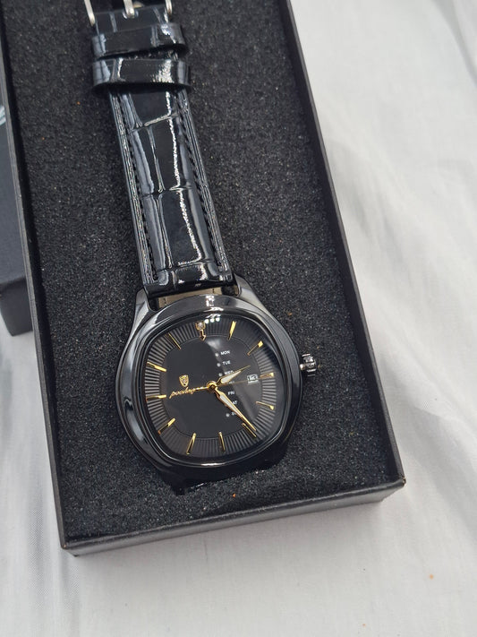 03 Black Poedagar Wristwatch