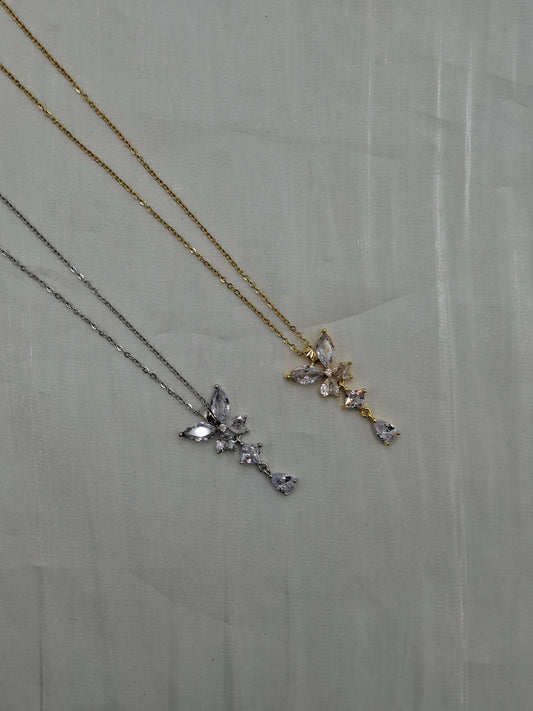 Butterfly Train Necklace