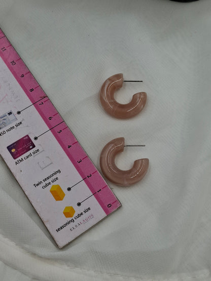 Acrylic Bubble Hoops