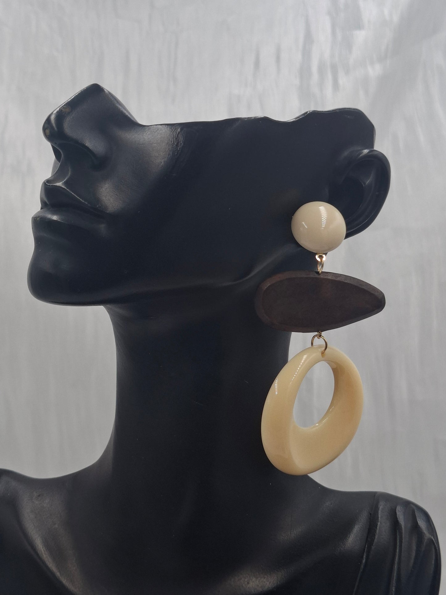 Geometric Resin Earrings