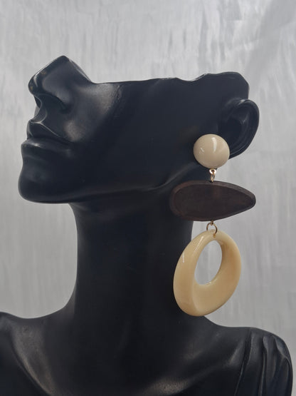 Geometric Resin Earrings