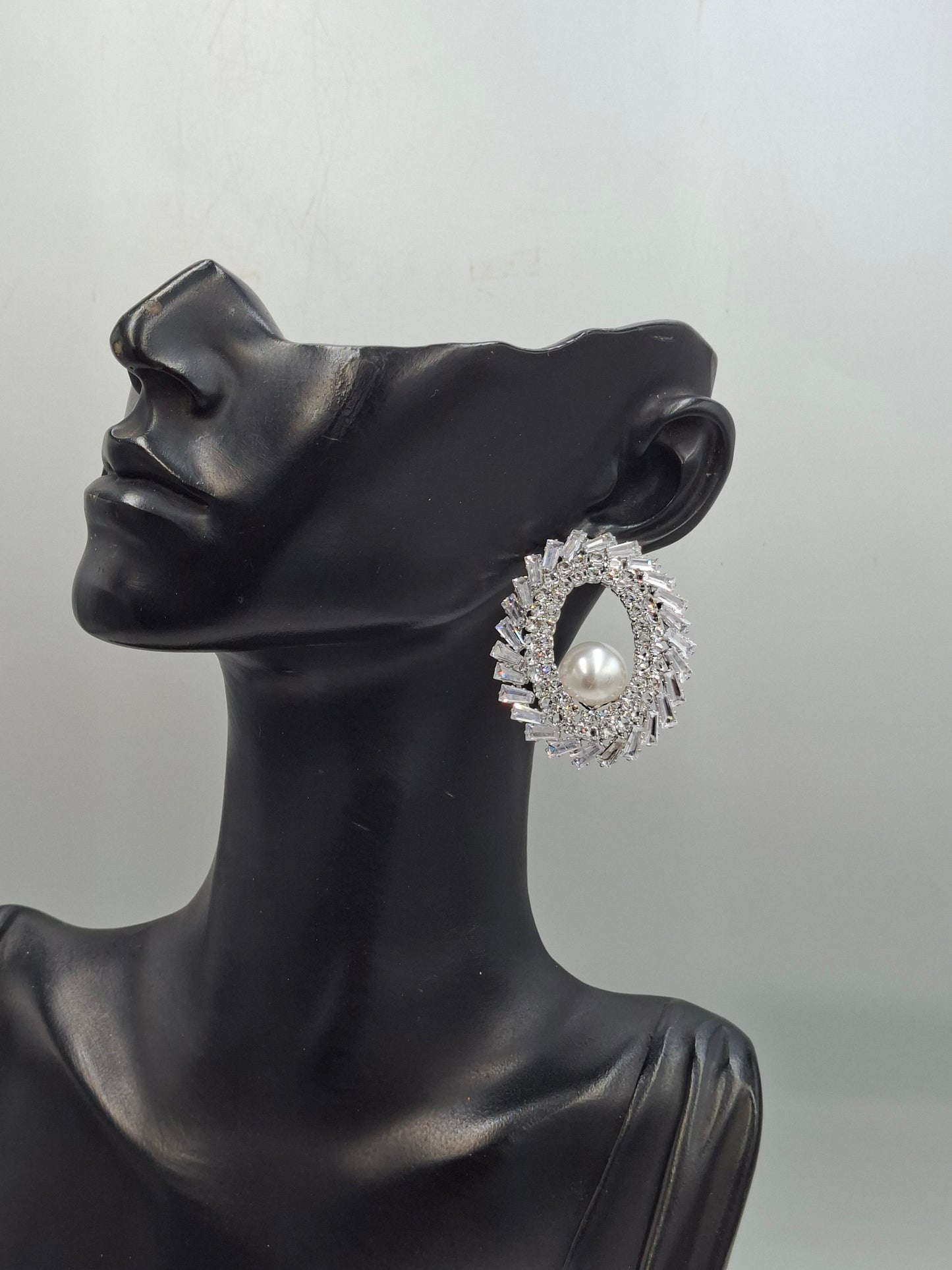 Pearl Halo Earrings