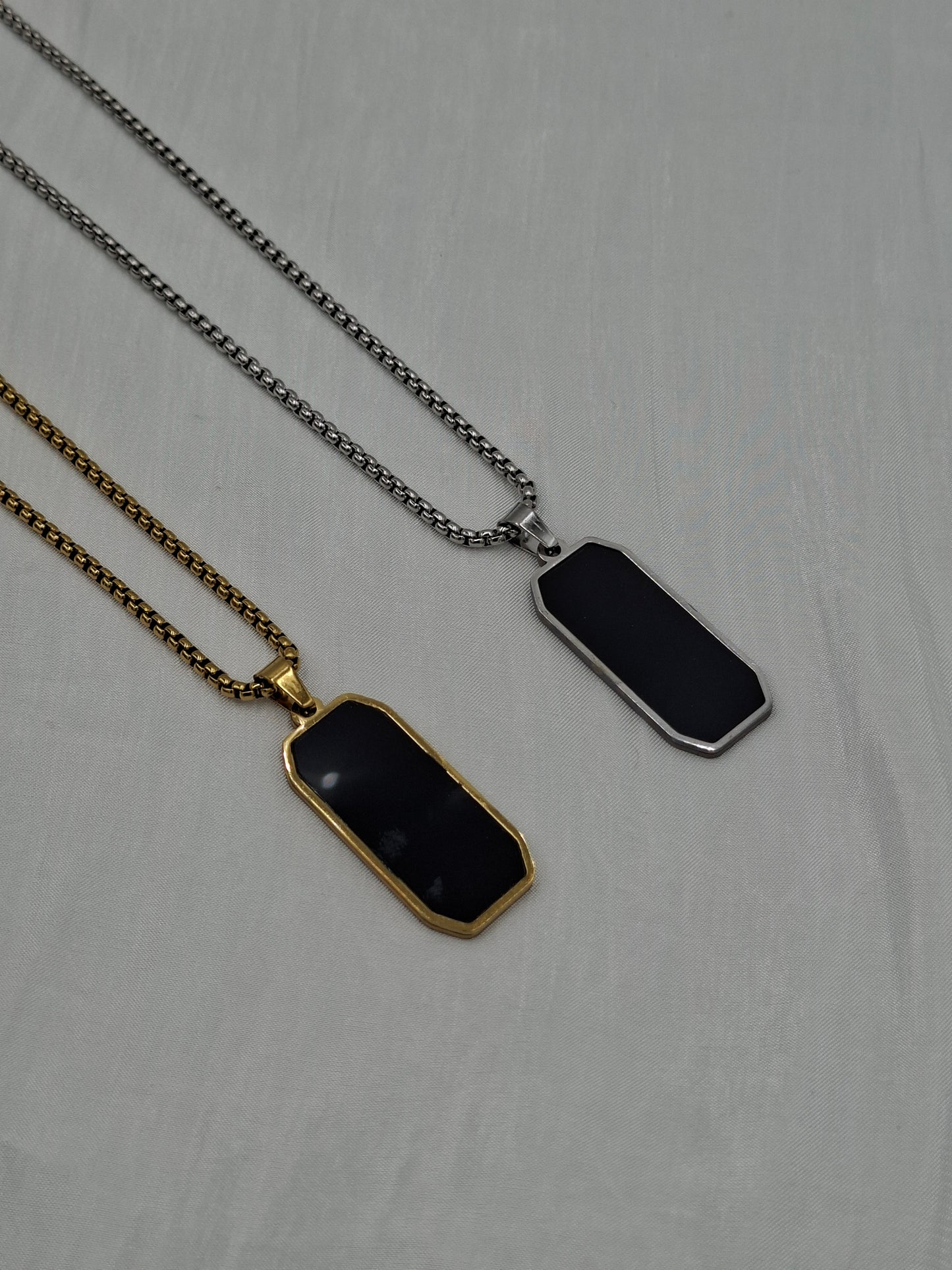 Rectangle Dogtag Necklace