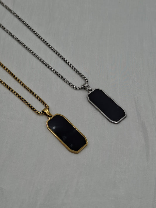Rectangle Dogtag Necklace