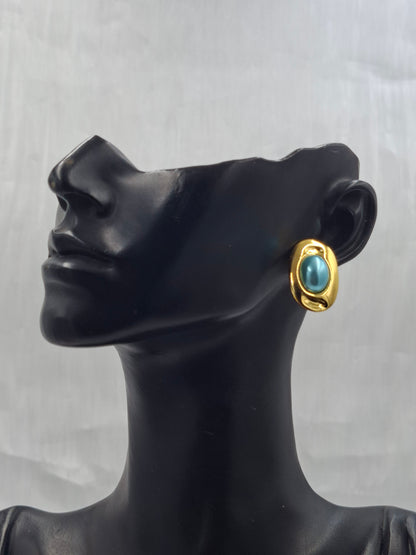 Faux Turquoise Earrings