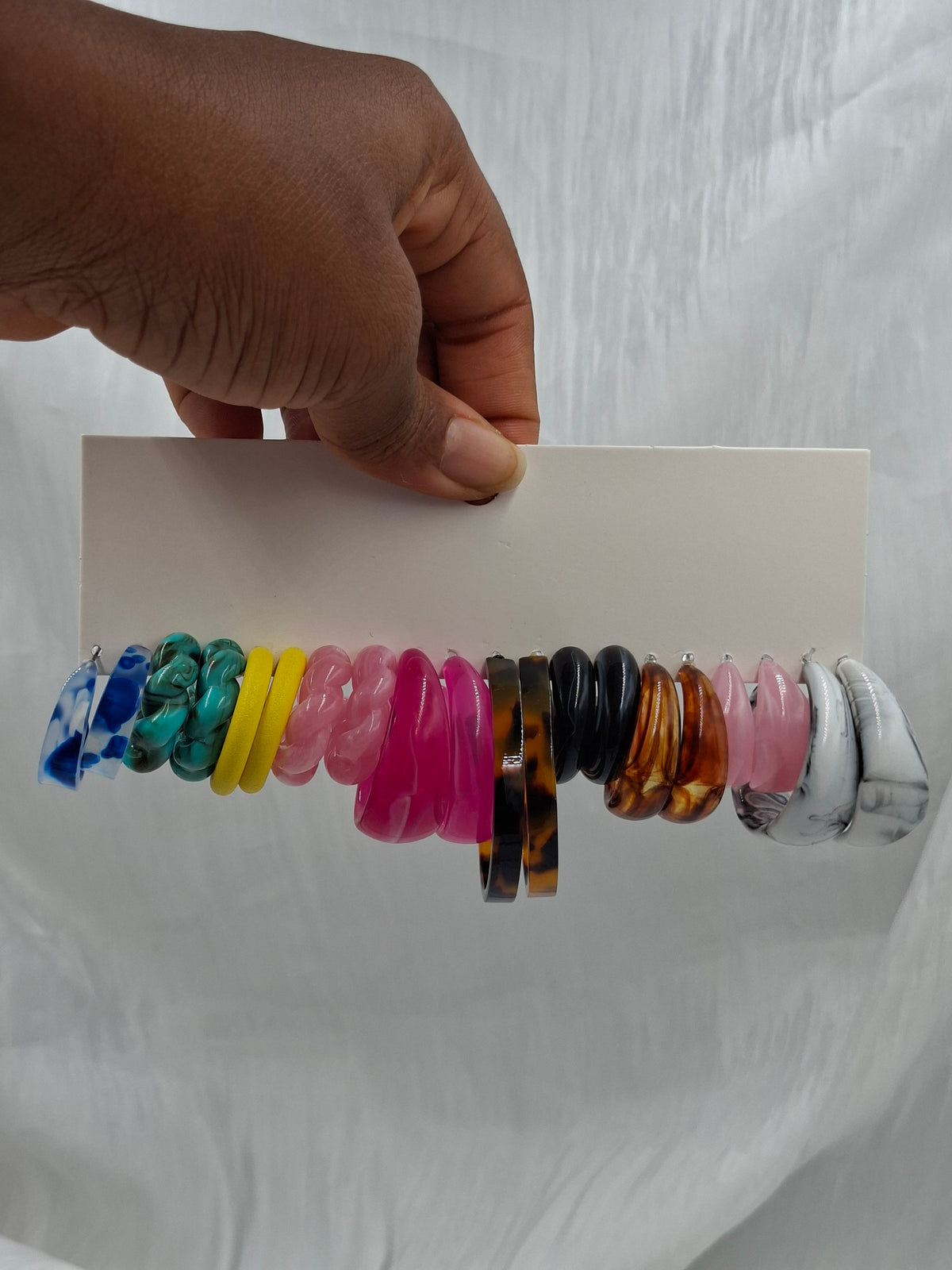 Marshmallow Acrylic Earrings Pack