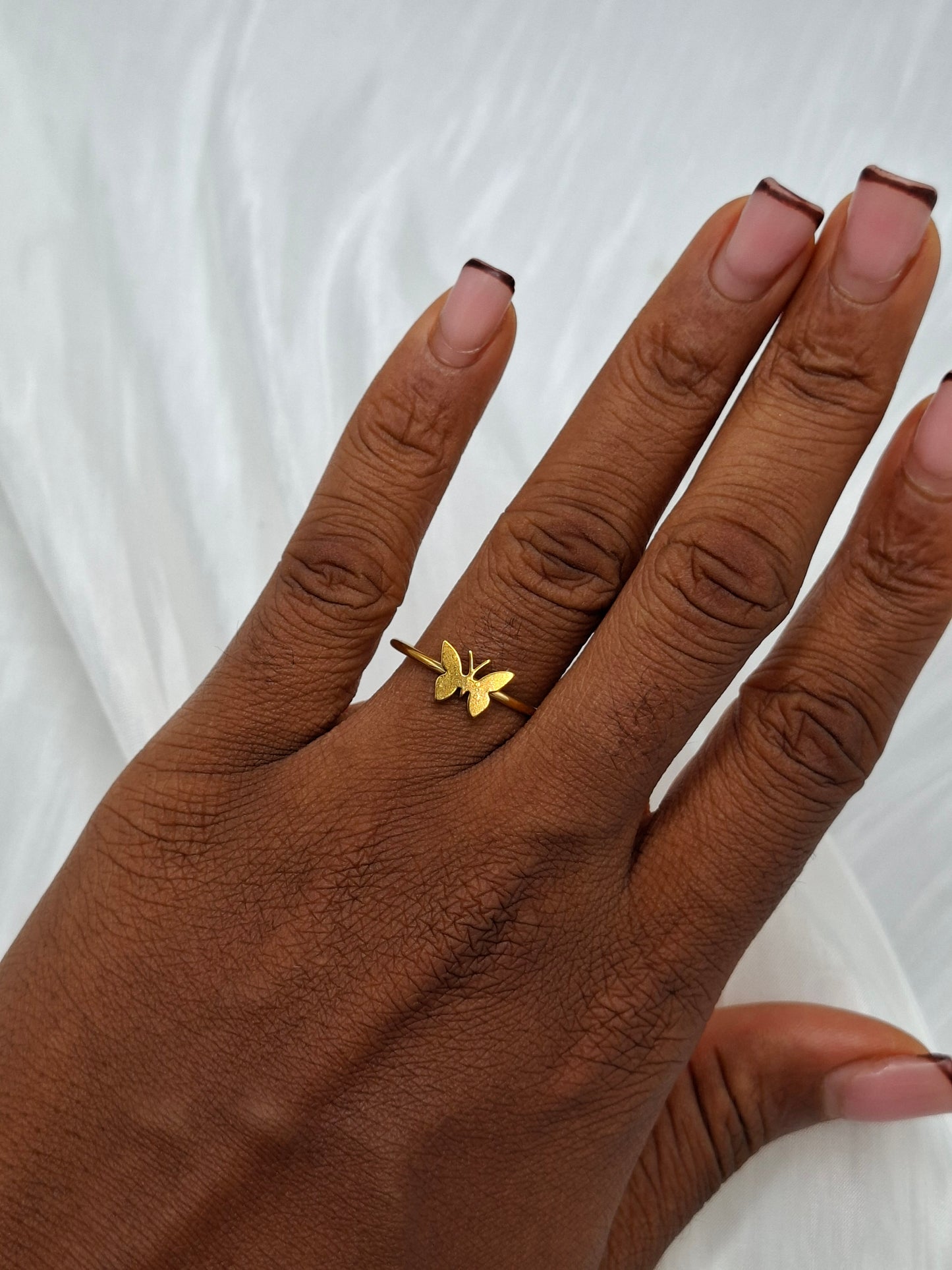 Golden Butterfly Ring (size 10)