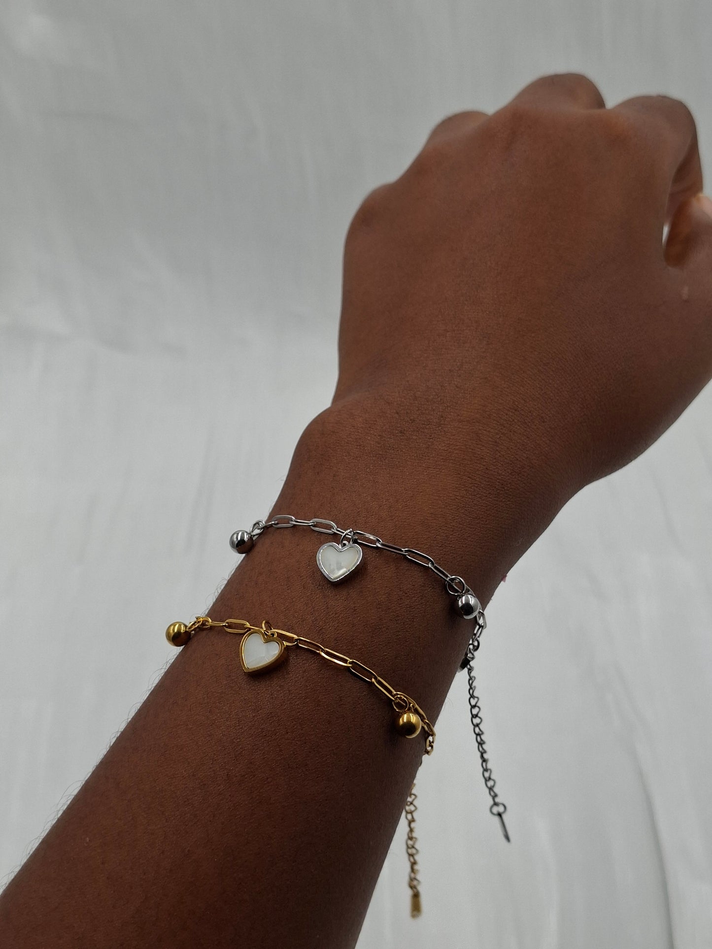 Heart Charm Bracelet