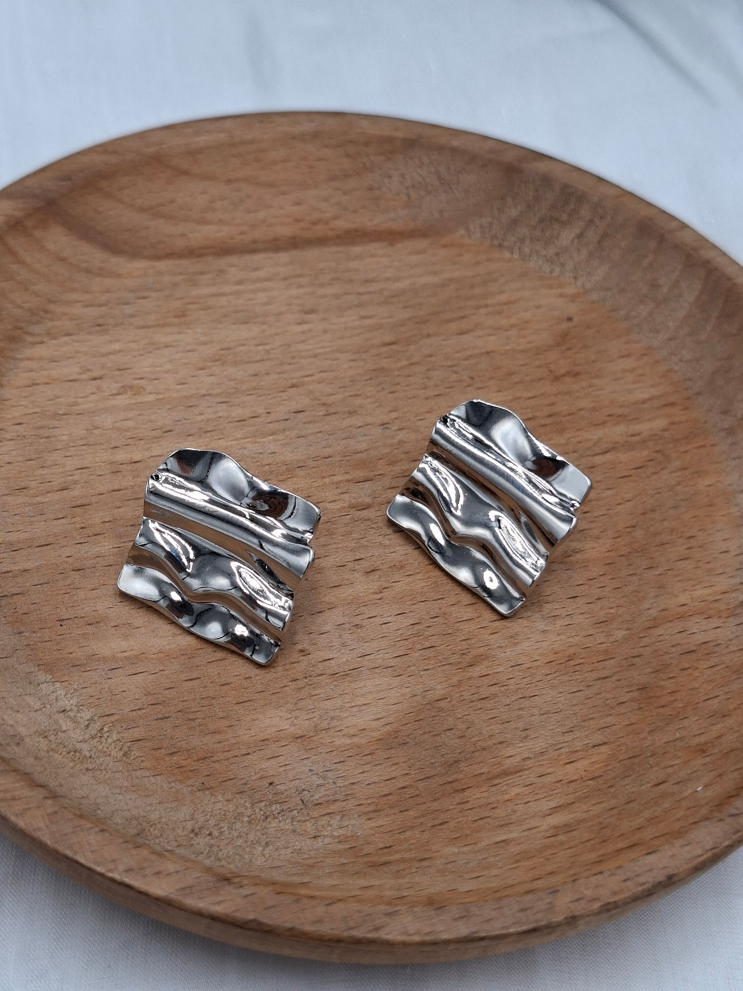 Pleat Earrings