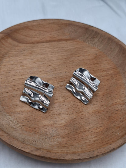 Pleat Earrings