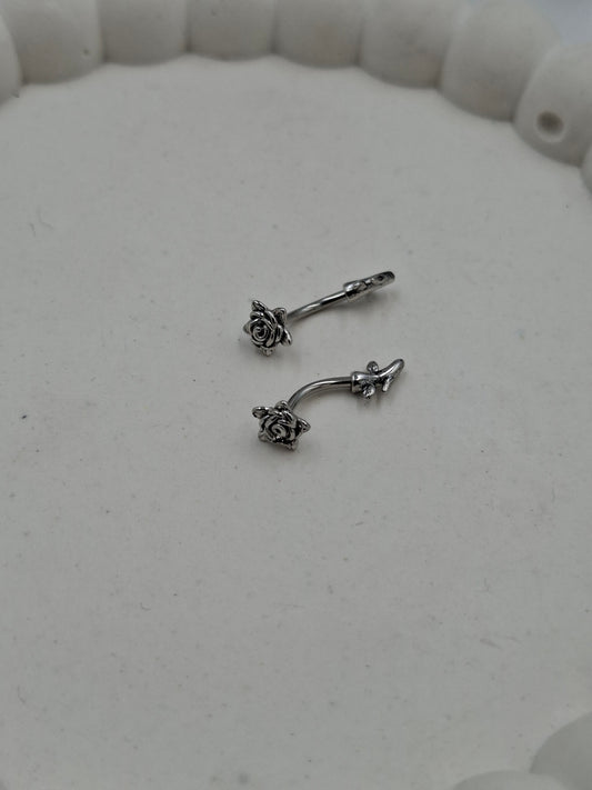 Rose Curved Rod Studs