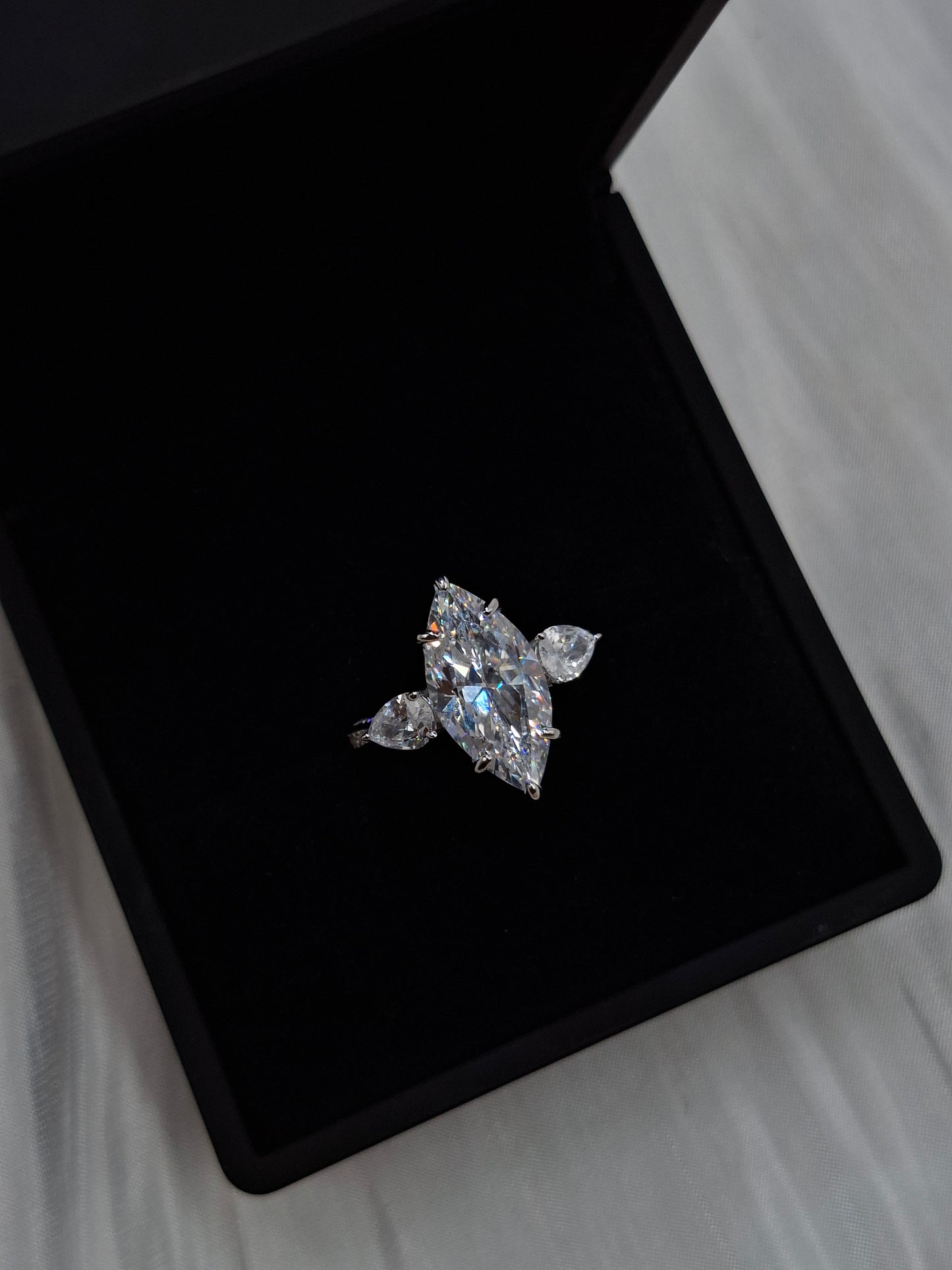Valencia Moissanite Ring (size 5)
