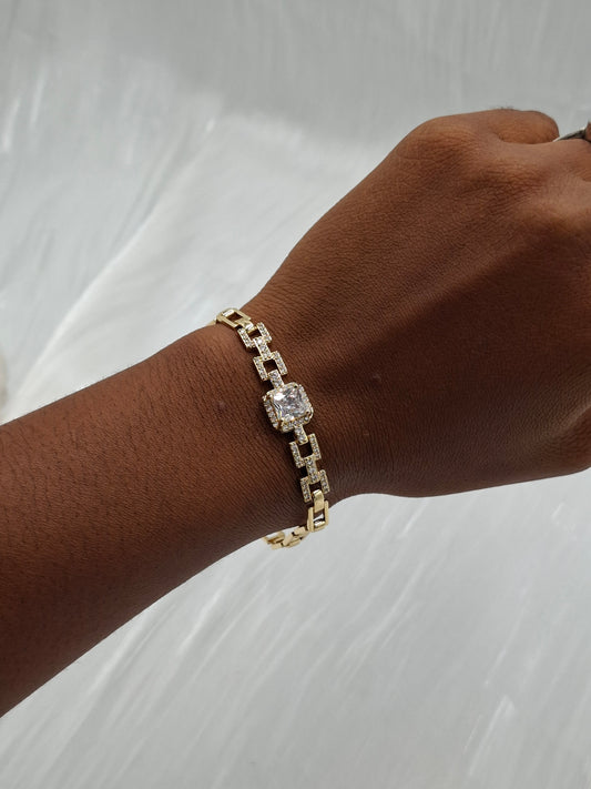 Tetris CZ Bracelet