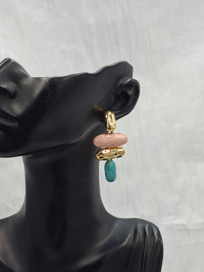 Colour Block Earrings