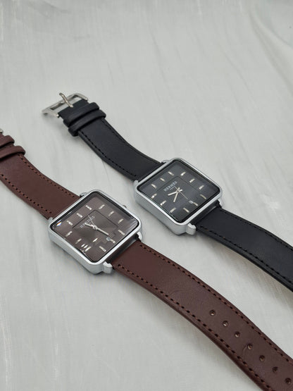 Hermes Leather Wristwatch