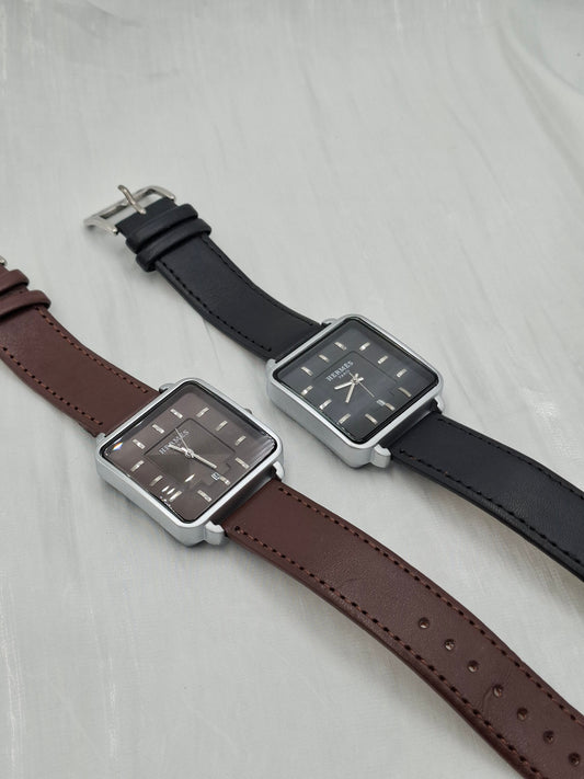 Hermes Leather Wristwatch
