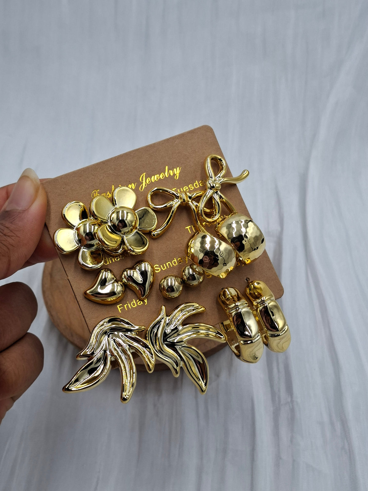 Set 04 Acrylic Earrings Pack
