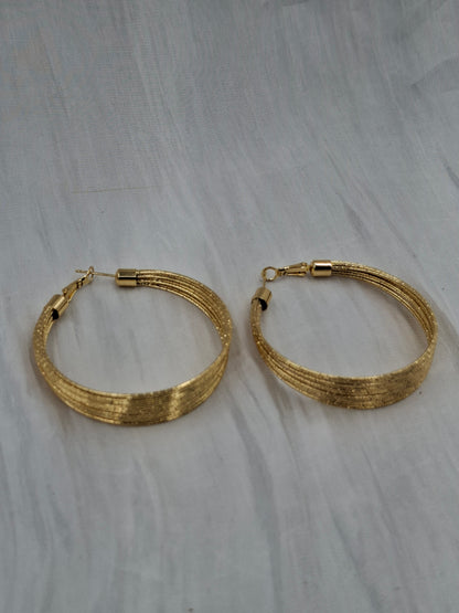 Twine Hoop Earrings