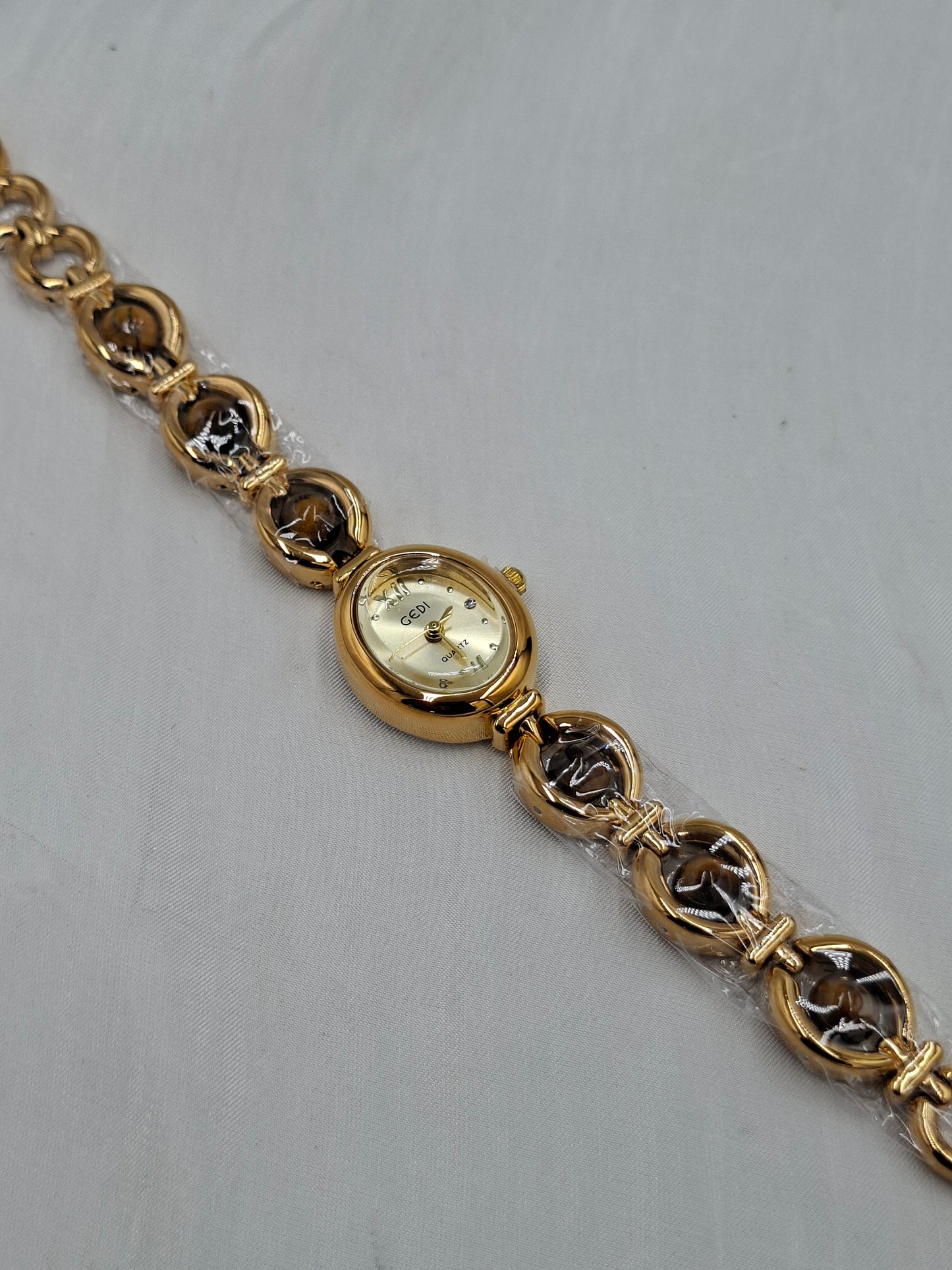 Tigereye Oval Wristwatch