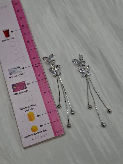 Butterfly Tassel Earrings