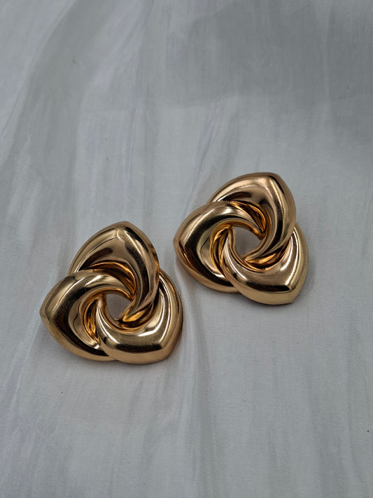 Gold Knot Earrings