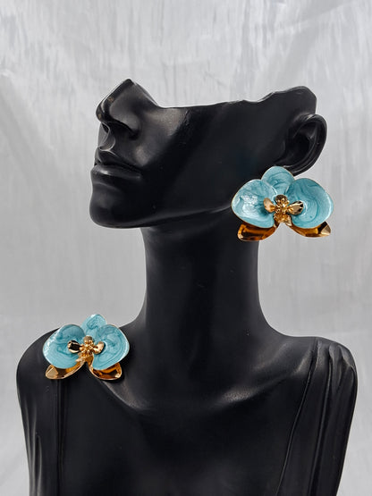 Orchid Petal Earrings