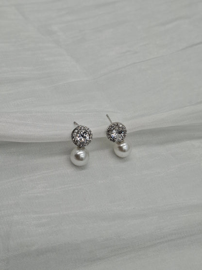 Dainty Stud Pearl Earrings