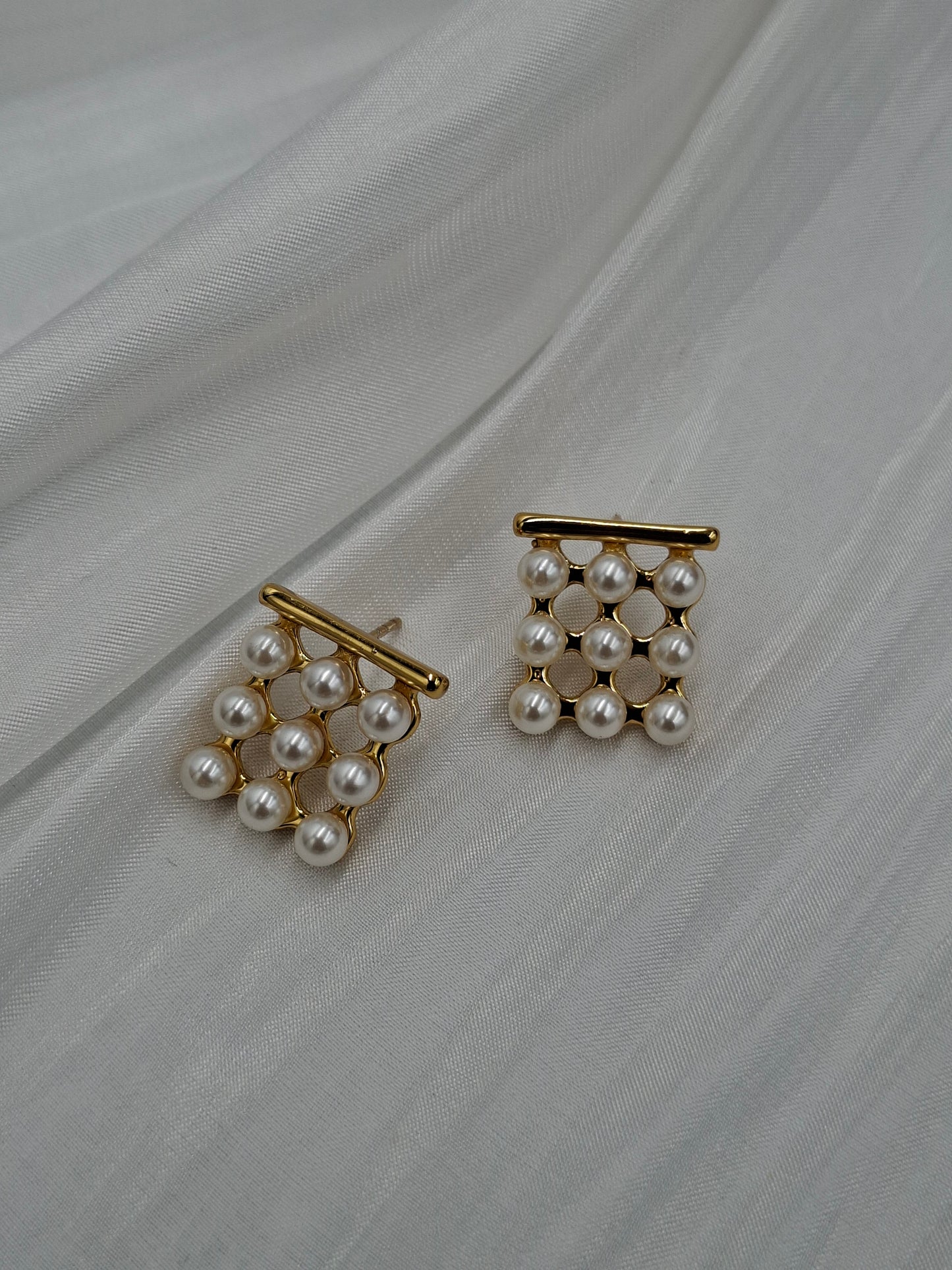 Pearl Curtain Earrings
