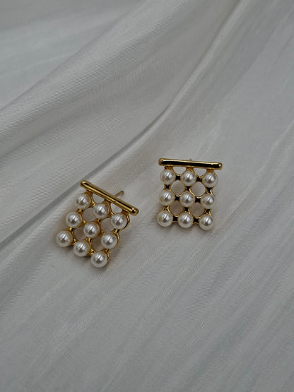 Pearl Curtain Earrings