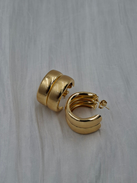 C-Hoop Earrings