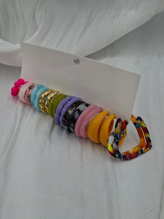 Lollipop Acrylic Earrings Pack