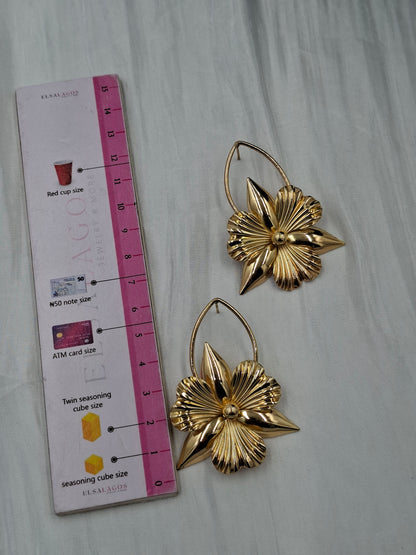 Hibiscus Drop Earrings