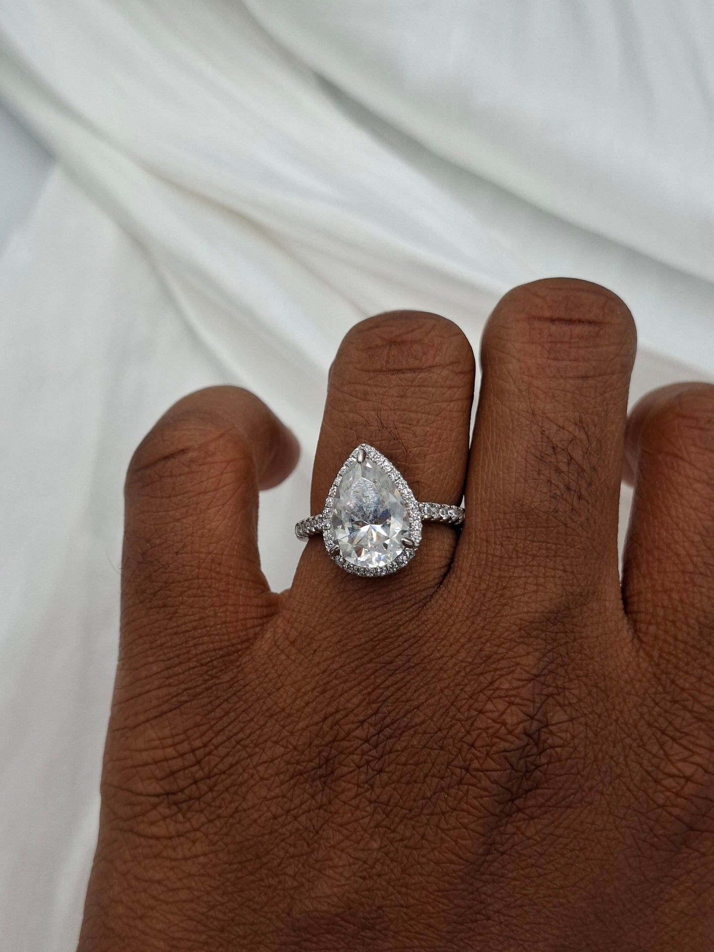 Lisa Moissanite Engagement Ring