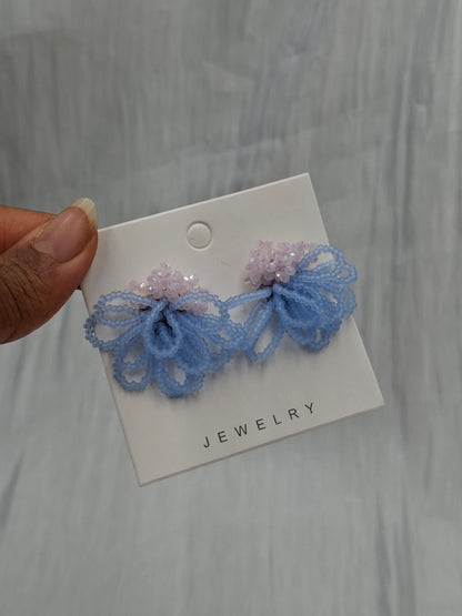 Beaded Clip On Earrings