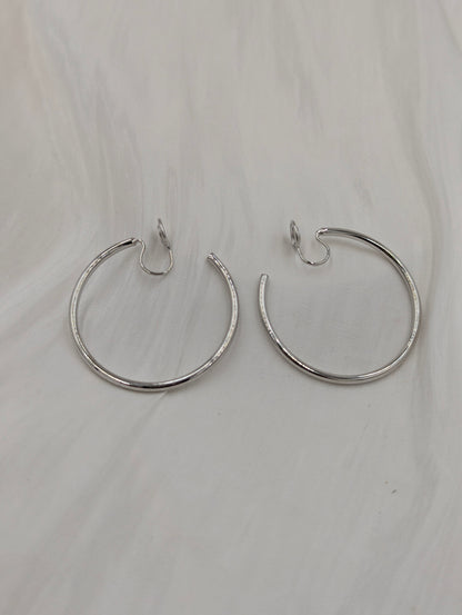 Hoop Clip On Earrings