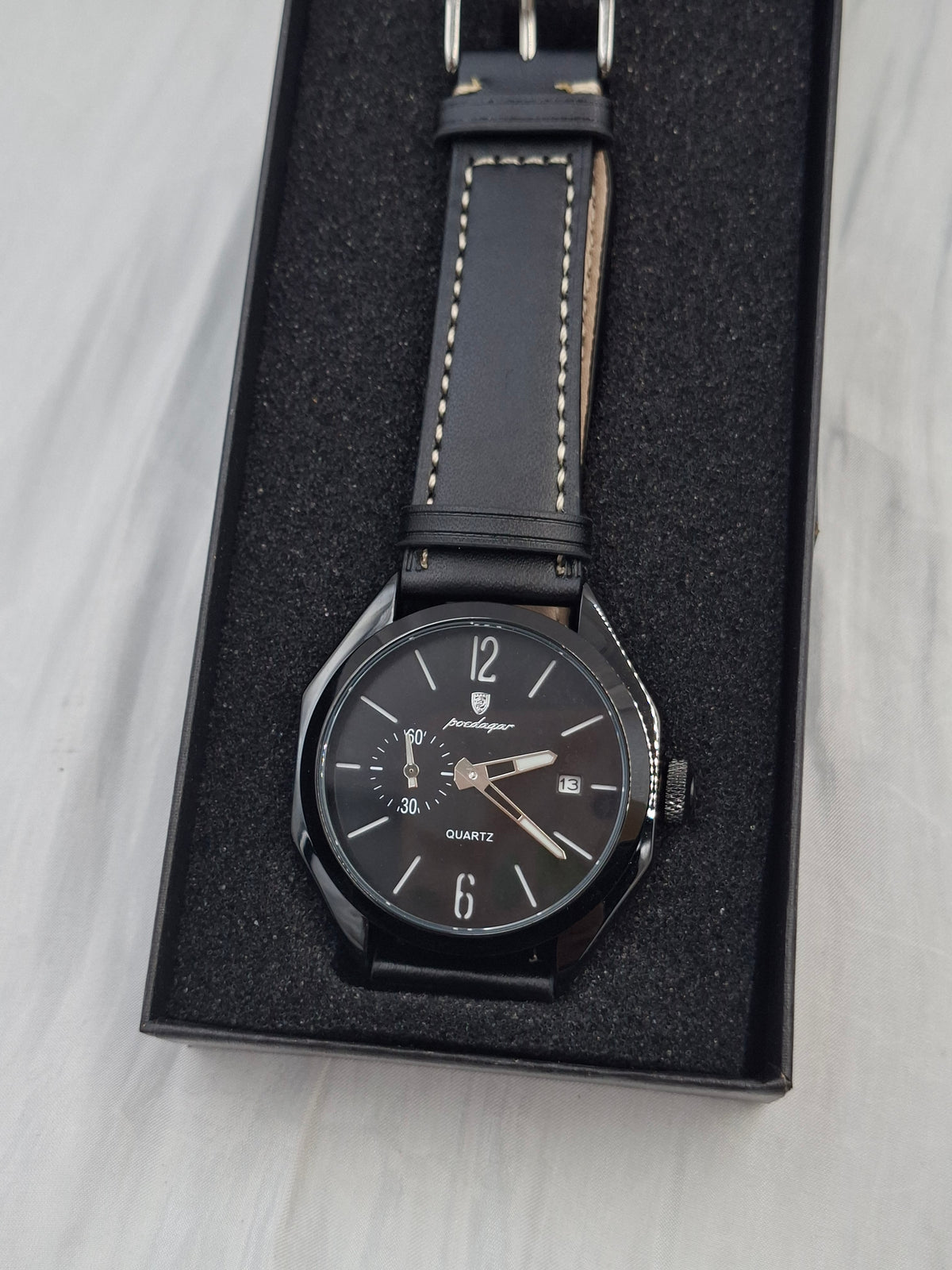 Dill Black Poedagar Wristwatch