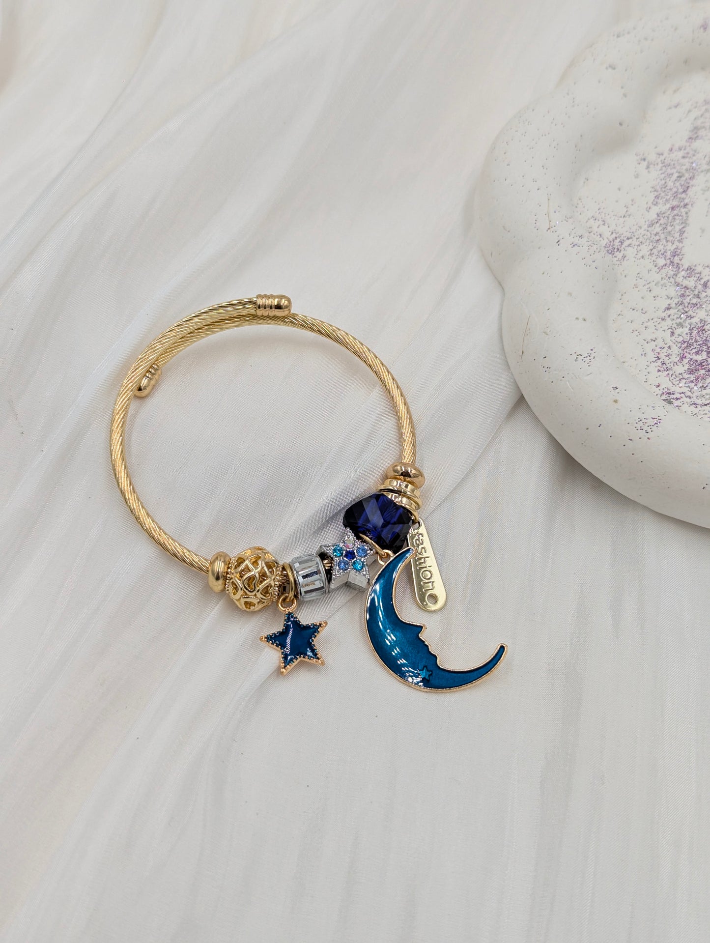 Blue Moon Charm Bracelet
