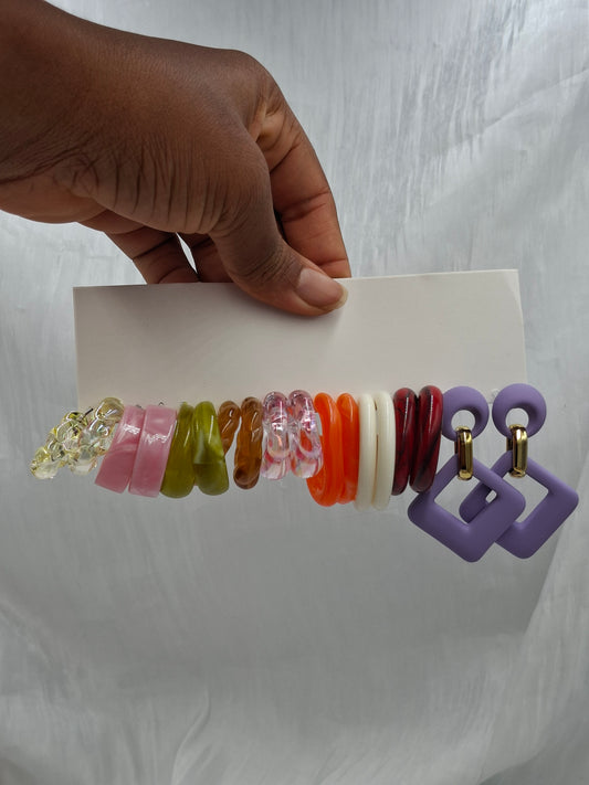 Ambrosia Acrylic Earrings Pack