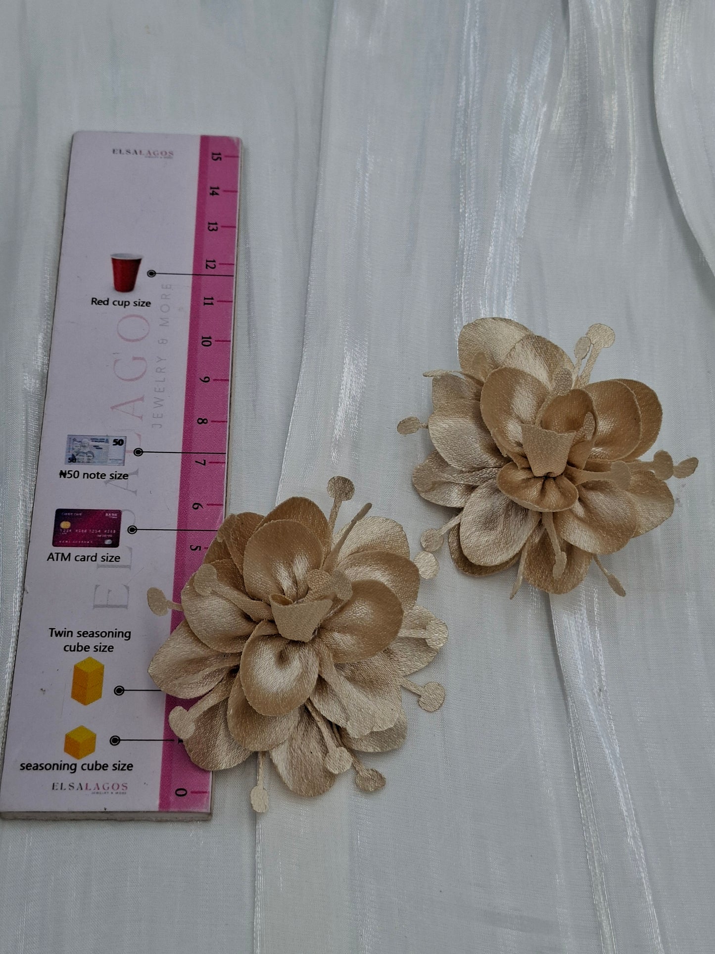 Brown Petal Earrings
