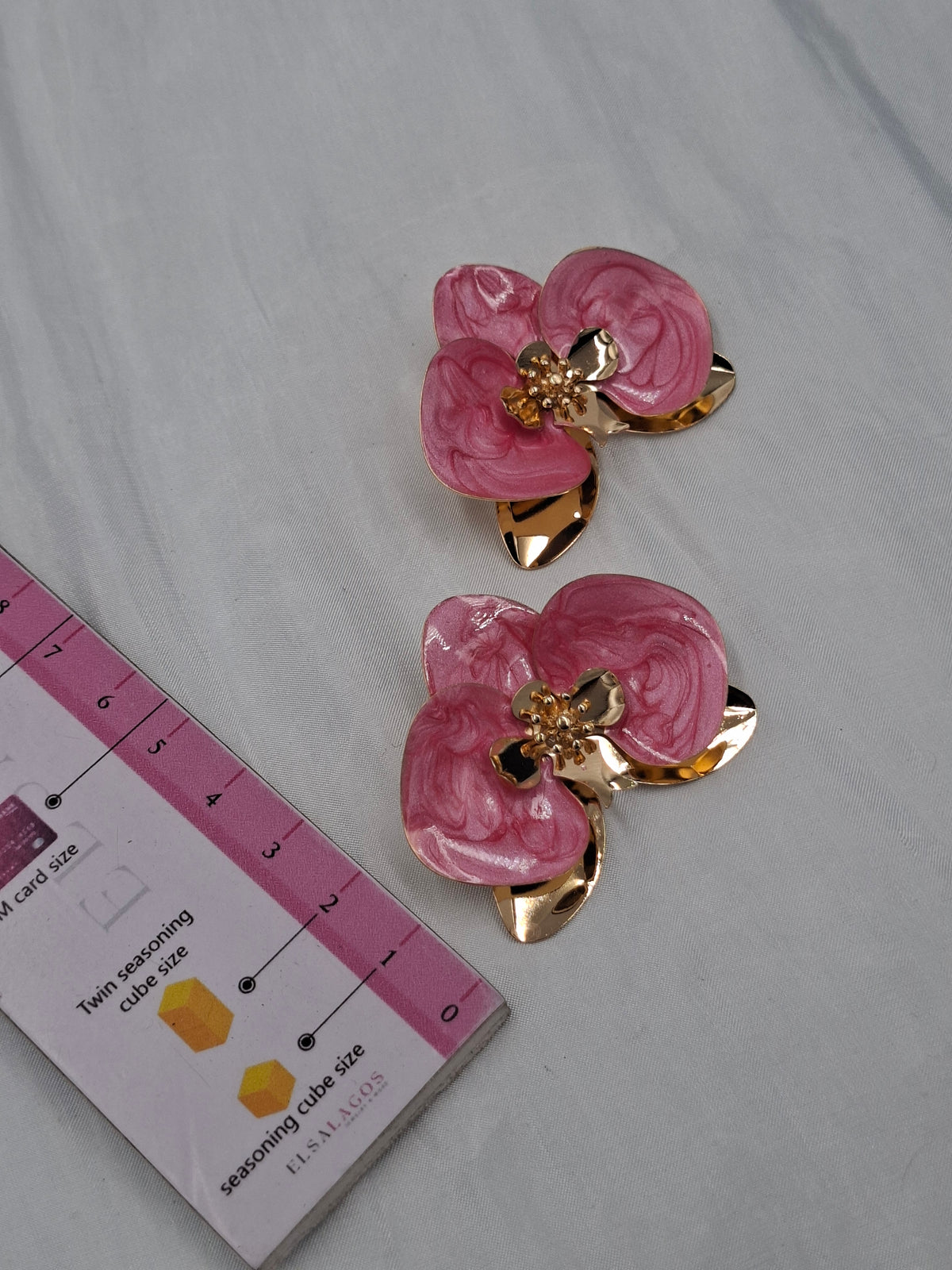 Orchid Petal Earrings