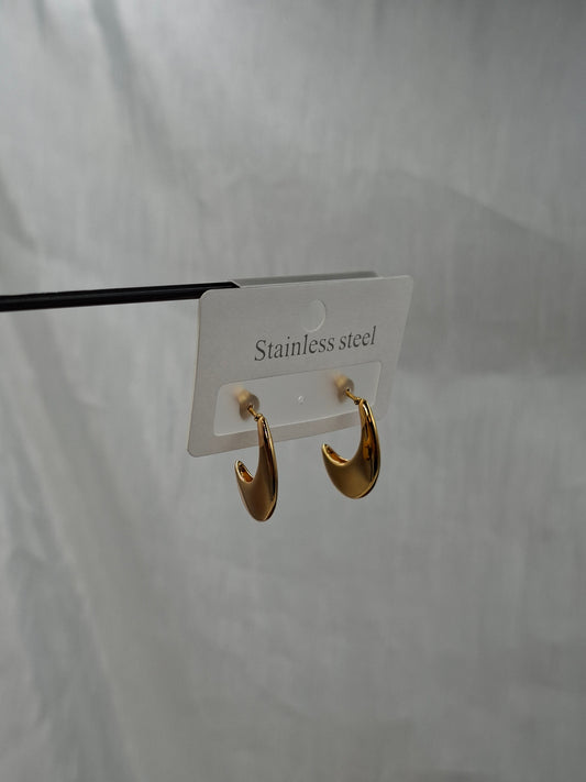 Mini Crescent Earrings