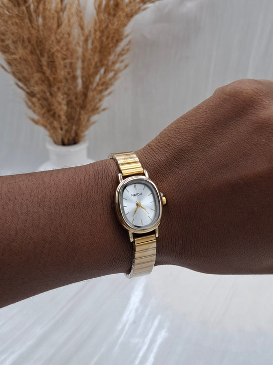 Naidu Petite Oval Wristwatch