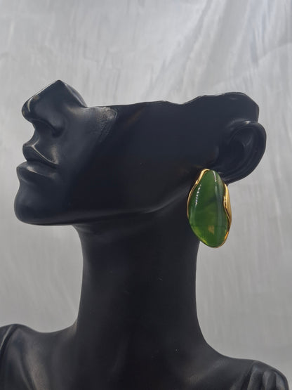 Irregular Resin Earrings