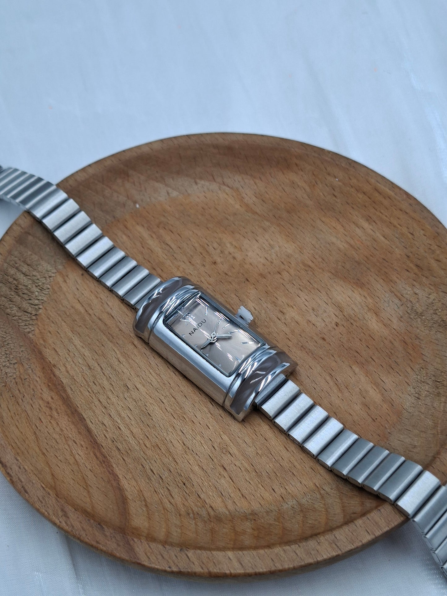 Naidu Vintage Silver Wristwatch