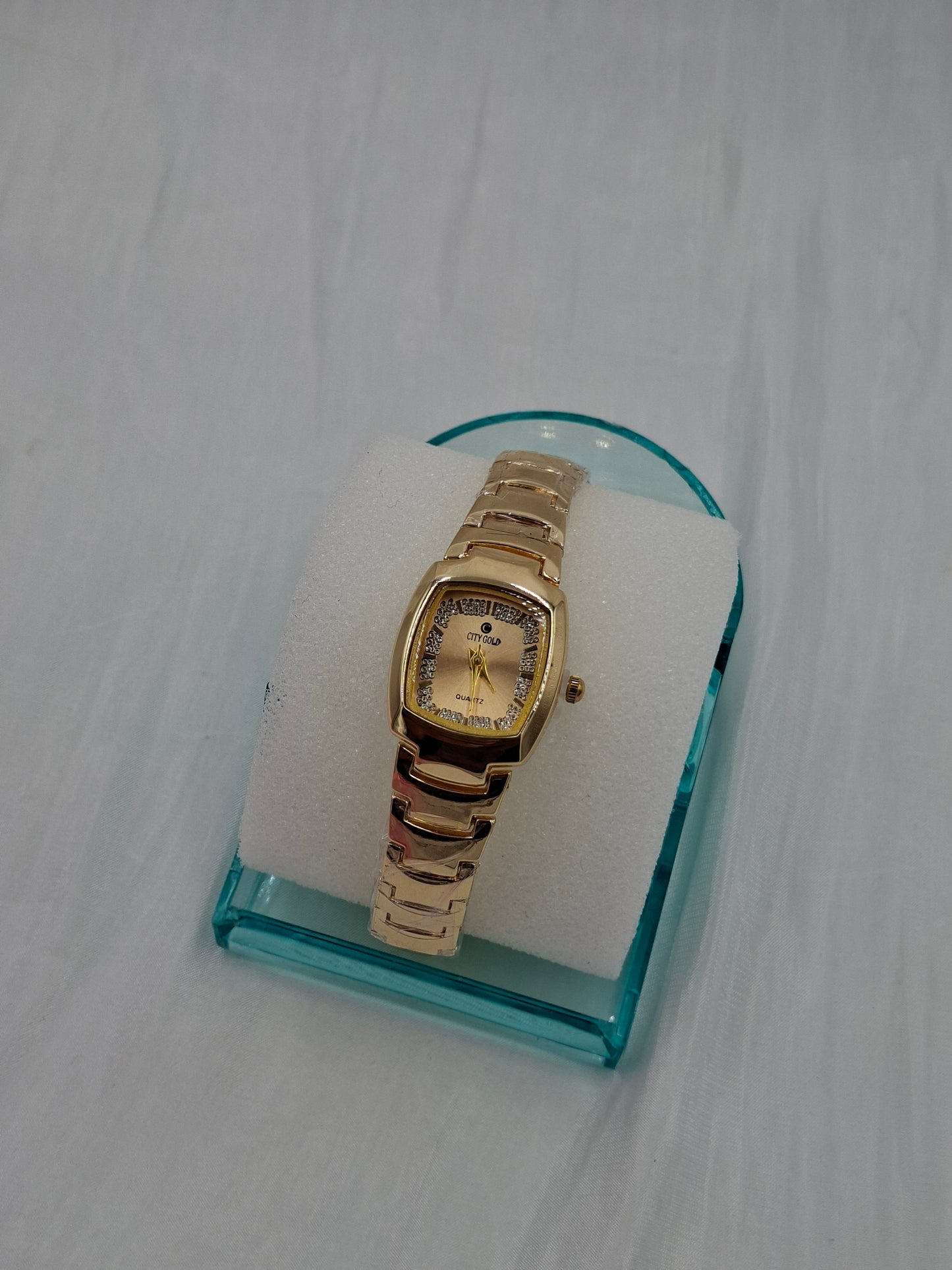 Simple Rectangle Face Wristwatch