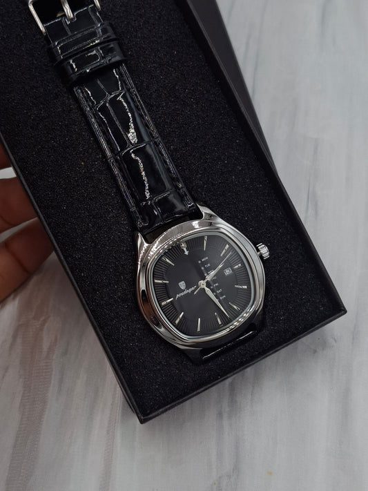 02 Black Poedagar Wristwatch
