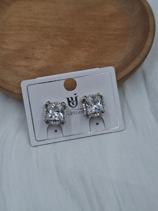 Crystal Clip On Earrings