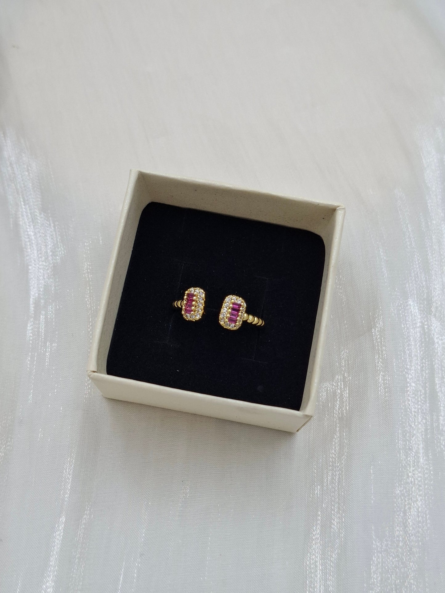 Rose Toi et Moi Promise Ring