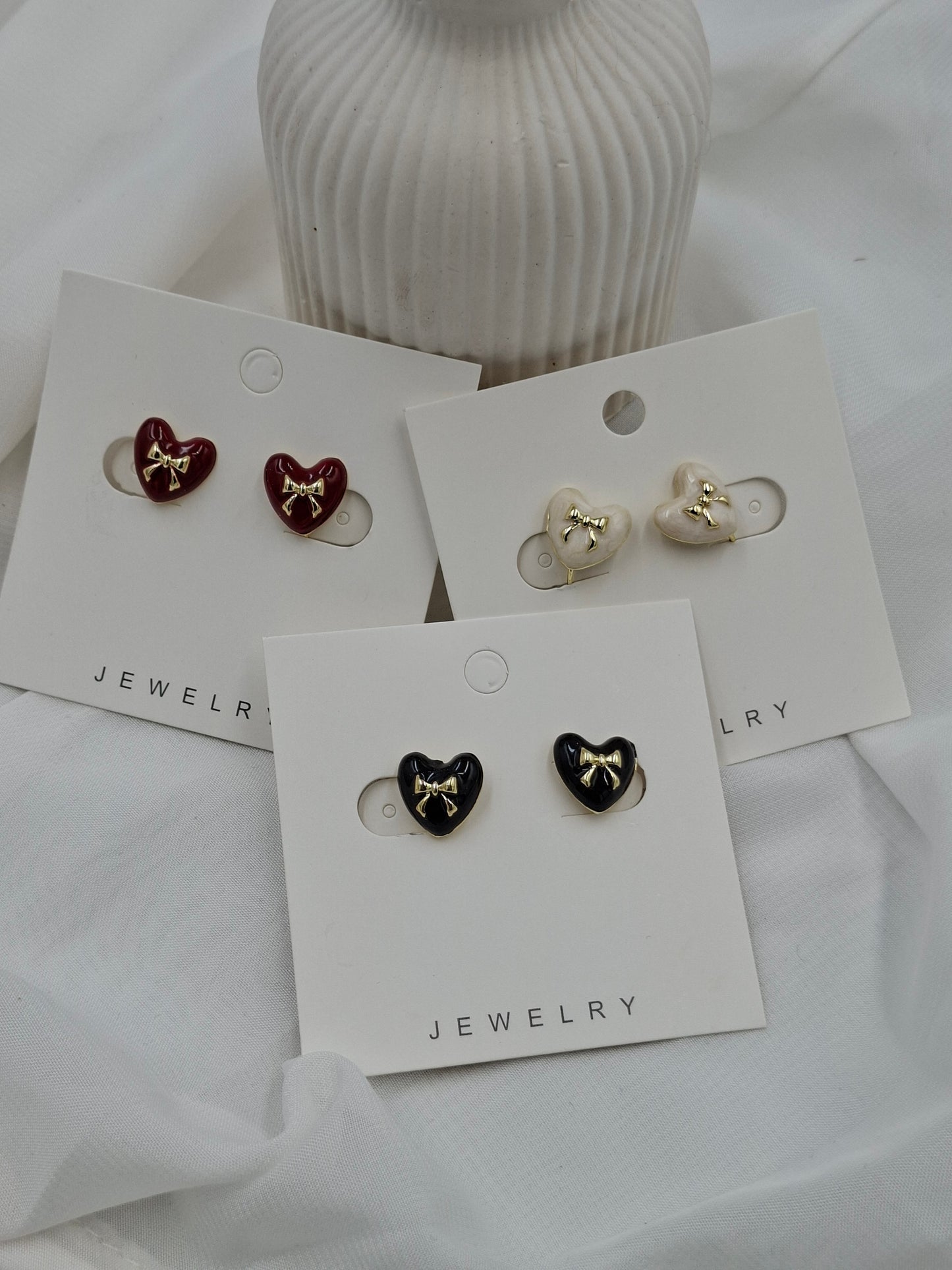 Heart Clip On Earrings