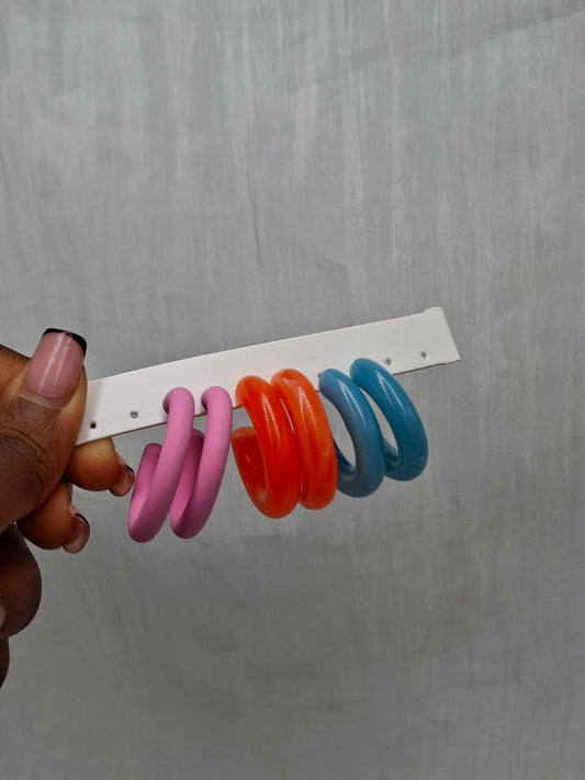 Trio Acrylic Hoop Pack